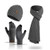 Unisex Winter Hat Scarf Gloves Set