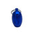 Blue - Oval Pill & Earplug Box Organizer Keychain