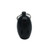 Black - Oval Pill & Earplug Box Organizer Keychain