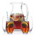 Pitcher & 4 Beverage (Blank) - St Tropez Pitcher & Graydon Beverage