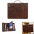 Leather Portfolio with Hidden Handle