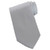 Silver Blank - Solid Tie - Traditional Width - Unisex