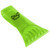 Translucent Lime Green Logo - Visor Ice Scraper