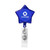 Blue - Star-Shaped Retractable Badge Holder