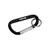 Black - Carabiner with Ring