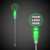 9" Green Round Light-Up Cocktail Stirrer