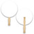 Round Shape Single Hand Fan