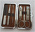 Brown Blank Open View - Wallet Nail Care Set