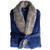 Blue Blank - Plush Robe w/Fur