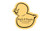 Yellow Logo - 4" Econo Compressed Ducky Sponge