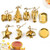 Gold Blank - Customizable Stainless Steel Tea Strainer w/Saucer