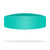 Teal 3265 - Ultra Wide Silicone Wristband (1" Wide)