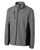 Pure Slate/Black - Clique Narvik Eco Stretch Softshell Full Zip Mens Jacket