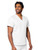 White Blank - Adar Universal Unisex V-Neck 2 Pocket Scrub Top