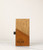 Your Logo Here Front - Full-Grain Leather and Wood Check Presenter- Made in USA from WOOD and Leather