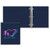 Navy Blue Imprinted - 2 1/2" Express Angle D Ring Binder
