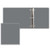 Gray Blank - 3" Express Angle D Ring Binder