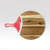 MW-RND-HAN-1217-PK - 12" Round Acacia Board w/ Handle