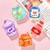 Milk Bottle Shaped Acrylic Album Memo Clip Bag Binder Sealing Clip Food Bag Clamp-Two Sides Imprint