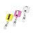 Plastic Retractable Square Badge Holder