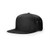 Black Blank - Richardson 257 7 Panel Twill Strapback Hat