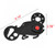 11 in 1 Stainless Steel Motor Bike Shape Survival Pocket Credit Card Multitool w/ LED Light