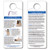 Plastic Breast Self Exam Shower Hang Tag