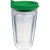 Green - 16 Oz. Double Wall Insulated Travel Tumbler - Screen Printing