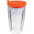 Orange - 16 Oz. Double Wall Insulated Travel Tumbler - Screen Printing