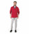 Red Blank Front Lifestyle - Unisex Crosswind Quarter Zip Sweatshirt