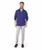 Purple Blank Front Lifestyle - Unisex Crosswind Quarter Zip Sweatshirt
