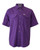 Purple - Men's Short Sleeve Fishing Shirt