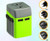 Green Blank - Universal USB Charger Adapter Plug