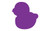 Purple - 4" Econo Vinyl Ducky Jar Opener