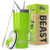 Lime Green Blank - Greens Steel® 40 Oz. Coated Beast Insulated Tumbler w/ Straw