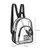 Transparent PVC Backpack with Side Pockets