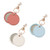 2 1/2" Round Make-Up Mirror Keychain