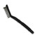 Black Blank Side Bristle View - Handy Grill Brush