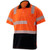 Hi Viz Class 3 Cotton Knitted Double Band Segmented Tape Polo Shirt With Pocket