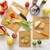 13''x 9 1/2'' x 2/5" Bamboo Wood Cutting Board w/Hanging Hole Low/MOQ