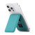 Lake Blue - Magnetic Phone Stand with Card Holder And Foldable Money Clip Made of Synthetic leather