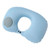 Ice-Blue - Portable Press Inflatable U-Shape Neck Pillow