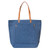 Navy Blue - Sands Cotton Canvas Tote - 17.32"x13.77"x5.9"