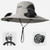 23'' Adjustable Polyester Solar Powered Cooling Hat w/Dual Fans