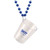 Clear/Blue Logo - Shot Glass Bead Necklace