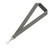 Dark Gray - 3/4'' Polyester Lanyard w/ Safety Breakaway Badge Holder