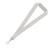 Gray - 3/4'' Polyester Lanyard w/ Safety Breakaway Badge Holder