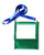 Green - Front Flap Pocket Neck Wallet With Six Pockets