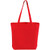 Red Blank - 12 Oz. Heavyweight Cotton Canvas Tote Bag W/ Gusset (15" X 16" X 3")