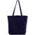 Navy Blue Blank - 12 Oz. Heavyweight Cotton Canvas Tote Bag W/ Gusset (15" X 16" X 3")